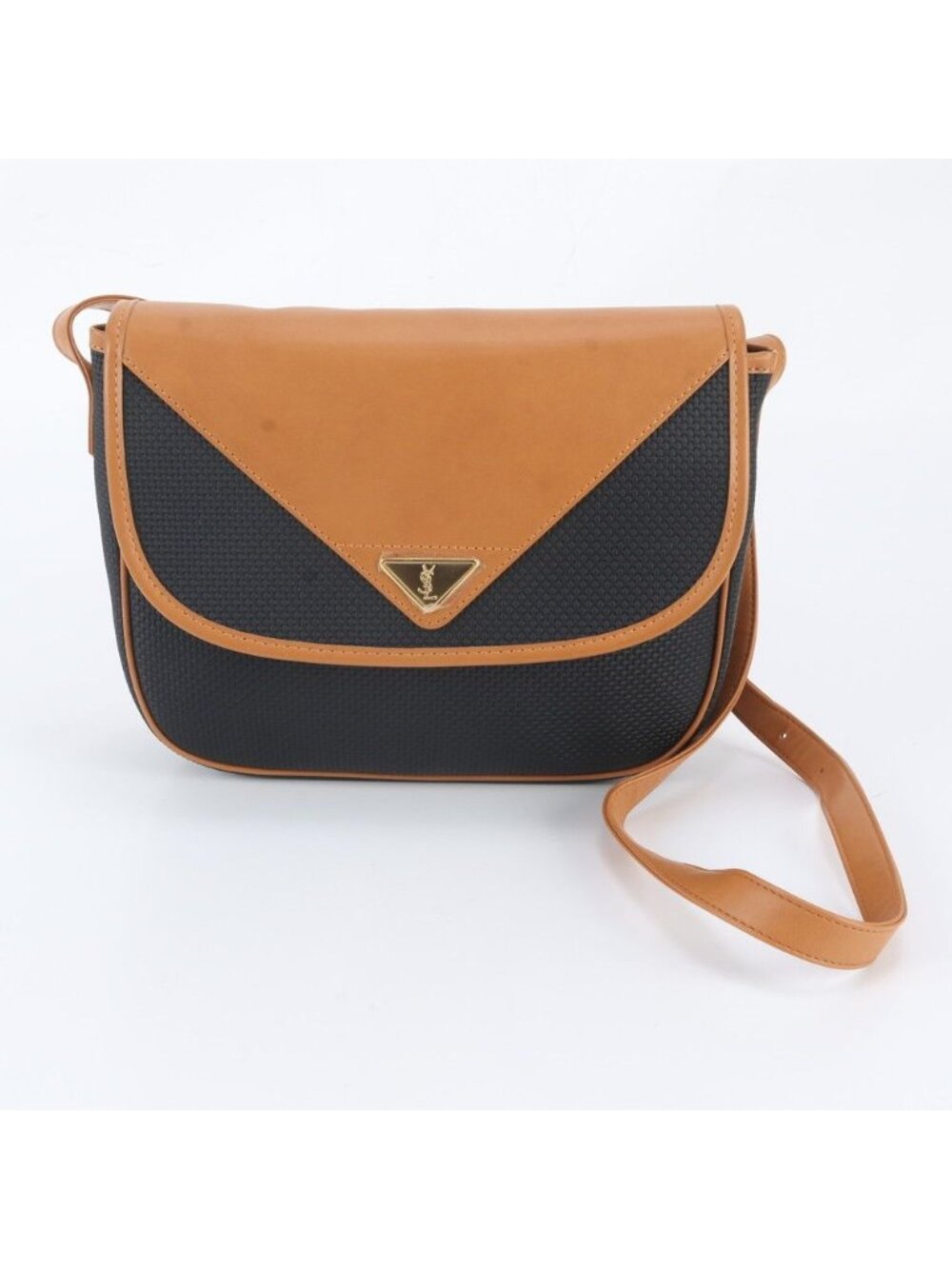 Saint Laurent Vintage YSL Leather Shoulder Bag